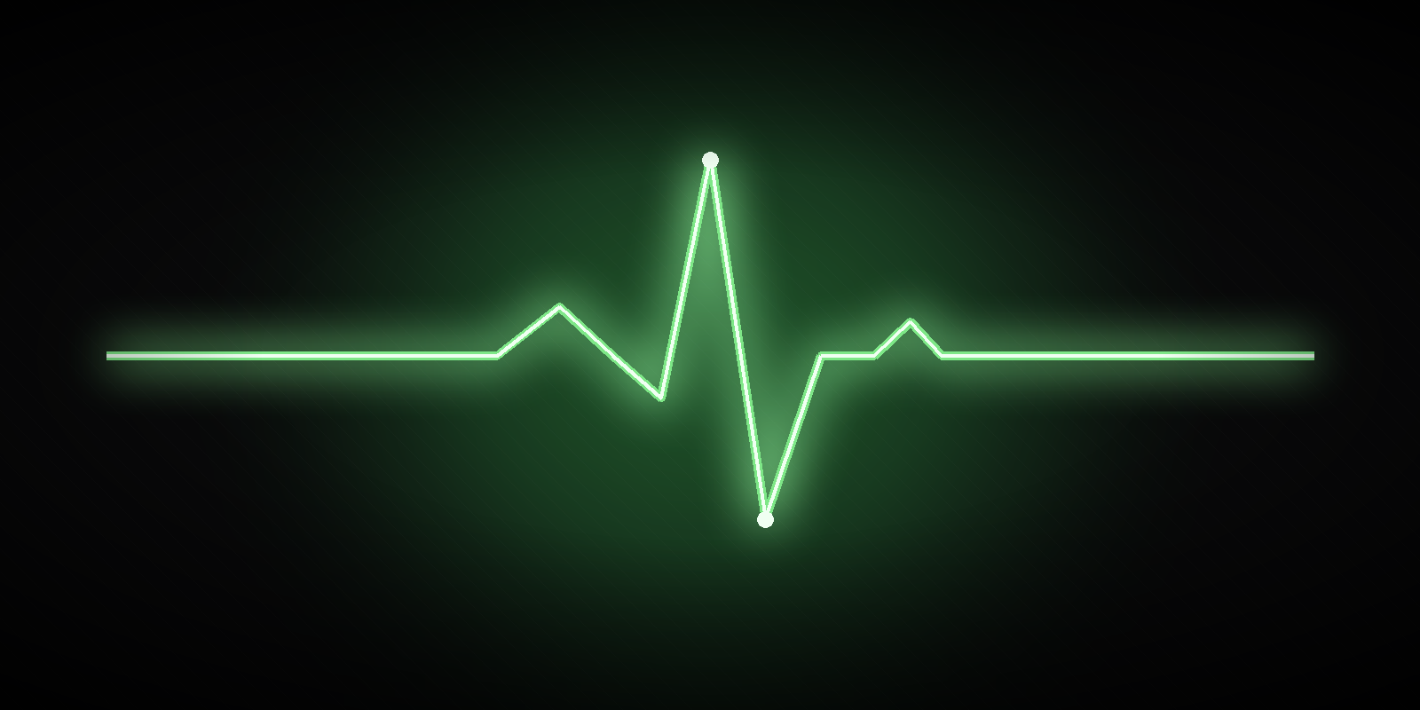A green heartbeat line over the words 'Did the work actually happen?'